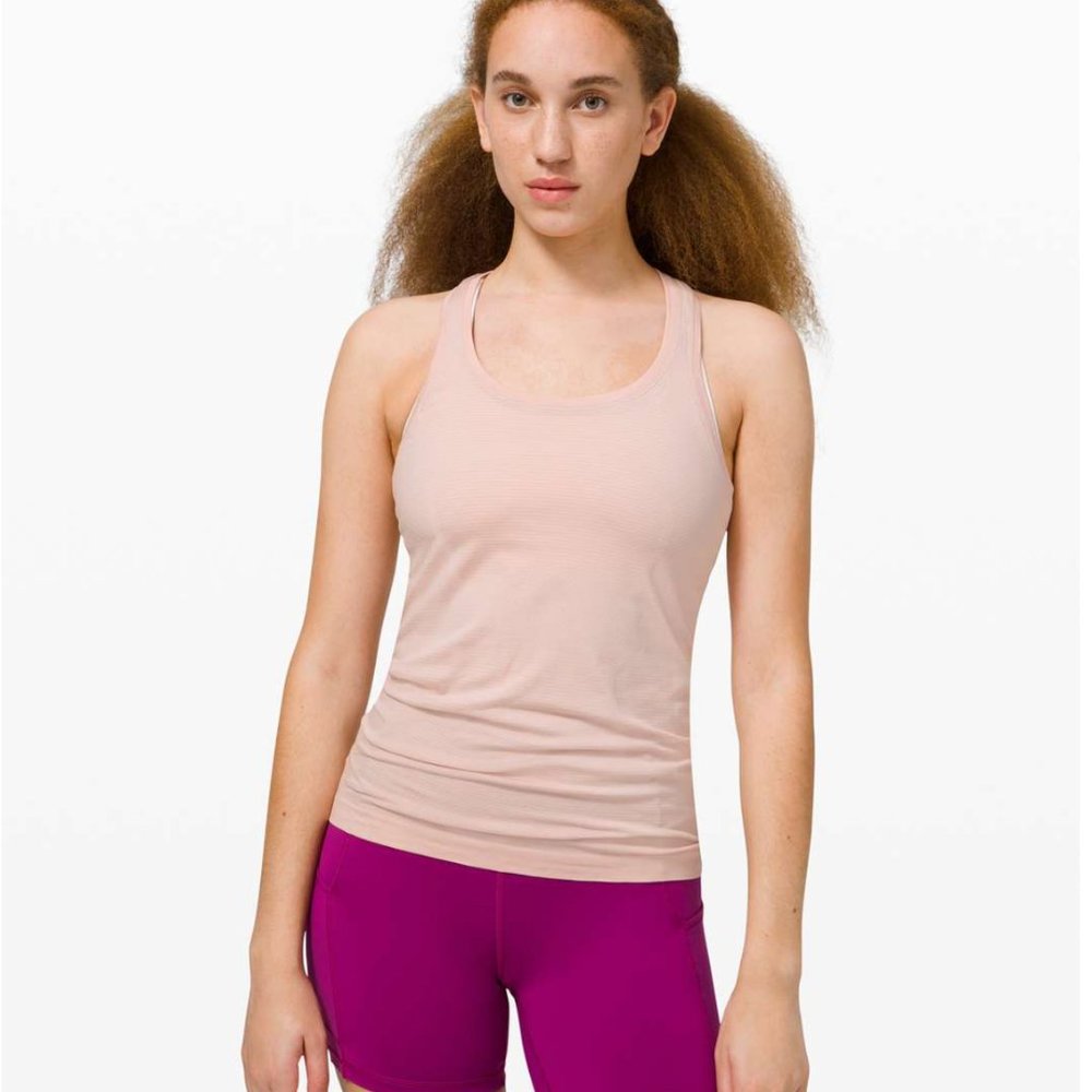 Lululemon Swiftly Tech Racerback 2.0 Feather Pink/Feather Pink 10